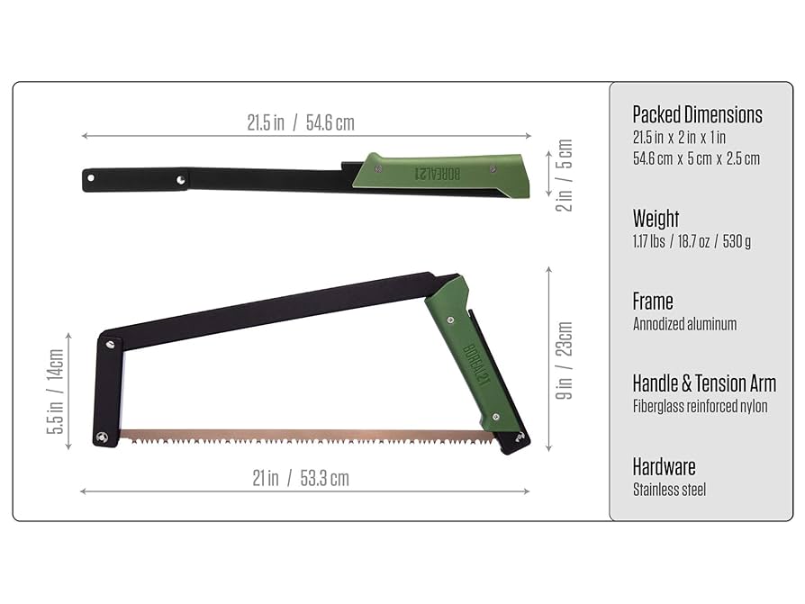 Amazon.com: AGAWA - BOREAL21 -> 21 Inch Folding Bow Saw